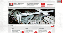 Desktop Screenshot of idealprec.com