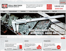 Tablet Screenshot of idealprec.com